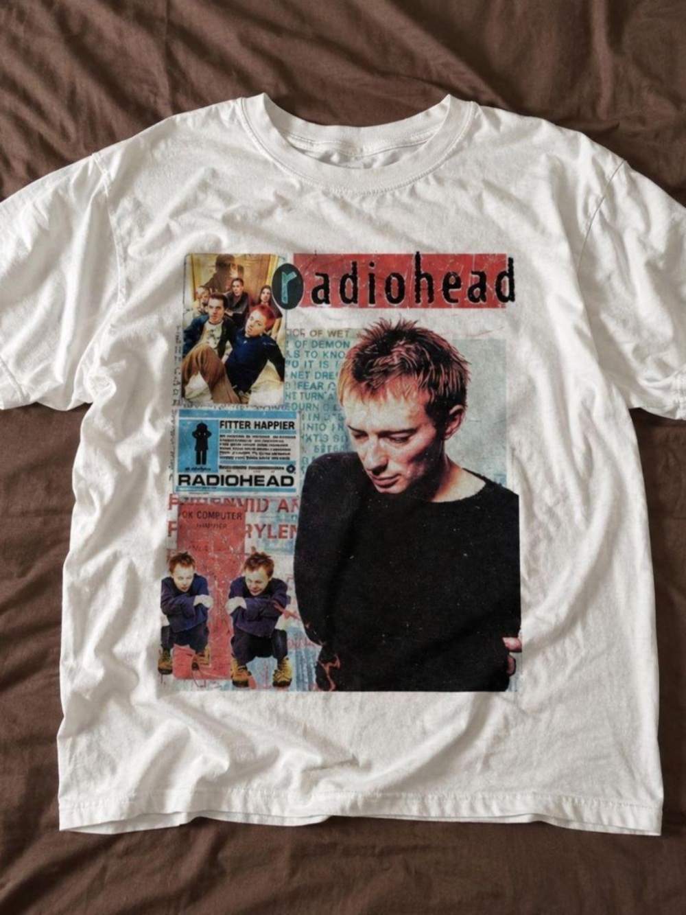 Graphic Kids Tee in White
